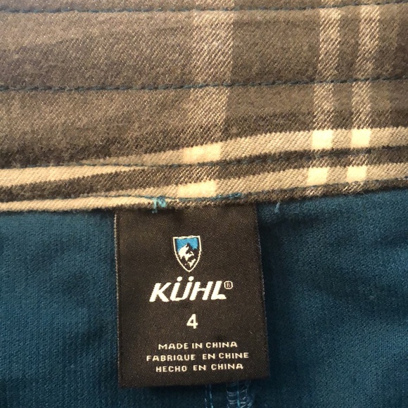 Kuhl Streamline Dark Teal Corduroy Mini Skirt - Picture 13 of 14